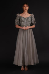 Grey Embellished Gown4360 video